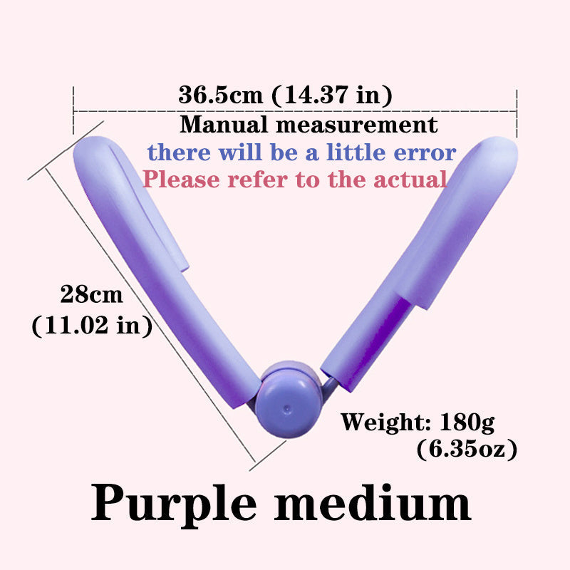 Purple Medium Yoga; Fitness Pelvic Floor Muscle Trainer; Used To Tighten Buttocks To Reduce Inner Thigh Fat; Stovepipe Fat Reducer To Contract Pelvic Floor Muscles
