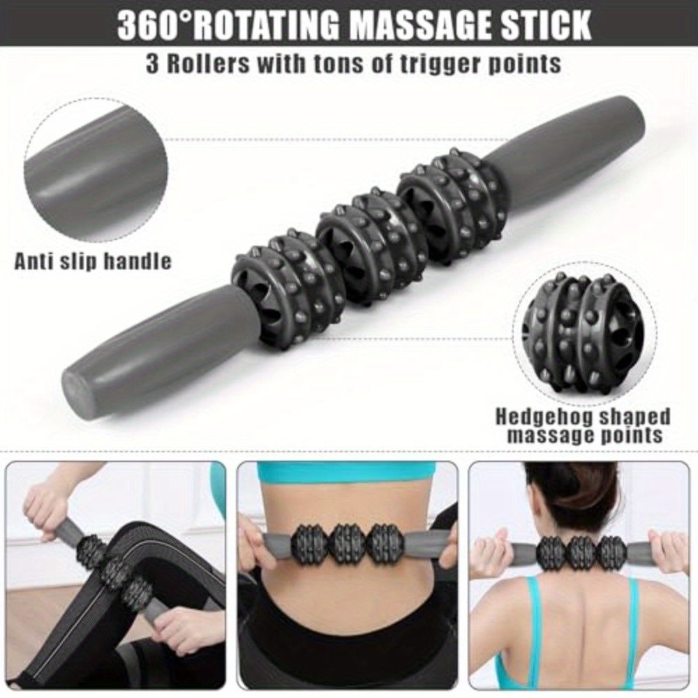 Foam Rollers for Muscle Massage, 7 in 1 Body Foam Roller Set Leg Roller for Muscles Deep Tissue Stretching Equimpent